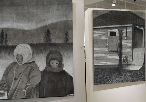 Two of three pieces done at Rock Valley College.